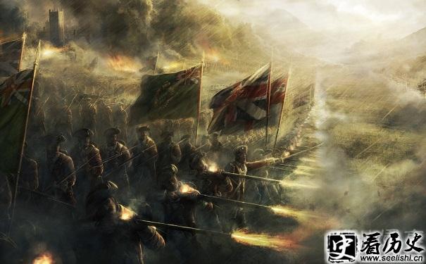 南北战争的油画