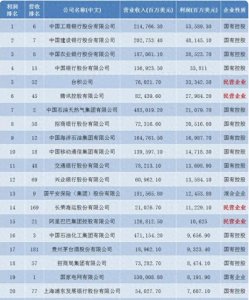 ​中国最赚钱的20个公司，哪个值得你入职