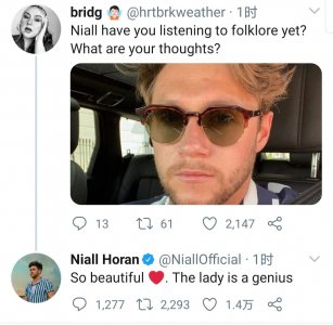 ​金发甜心小鲜肉Niall Horan 表白霉霉