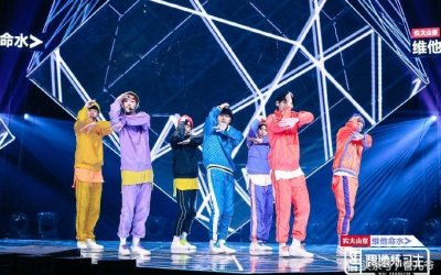 ​偶像练习生小组PK赛Get ugly造型五彩斑斓，陆定昊高茂桐谁被淘汰