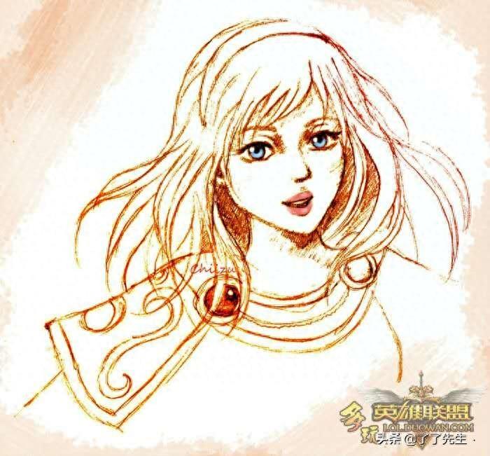 英雄联盟光辉女郎拉克丝图集，除了哥哥我谁都不爱……