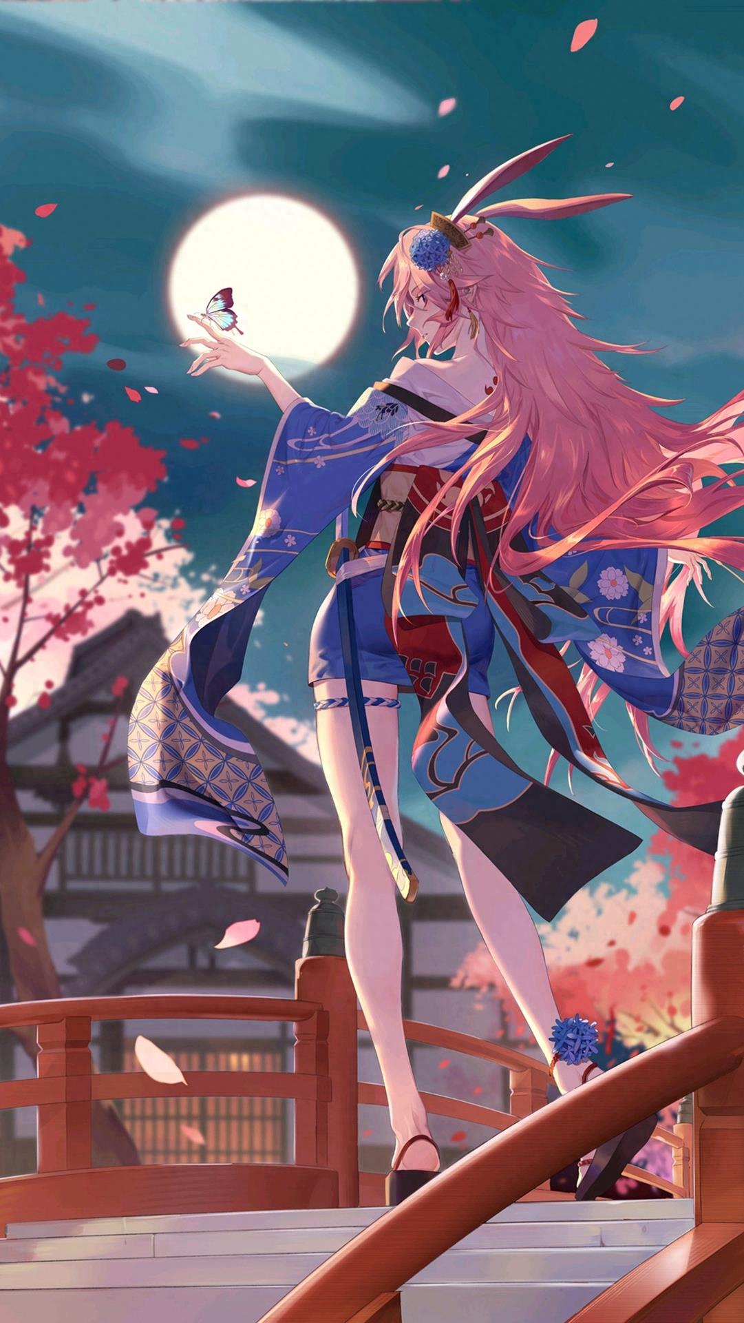 崩坏3八重樱唯美插画手机壁纸