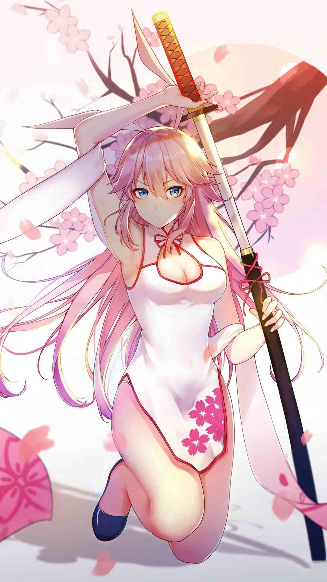 崩坏3八重樱唯美插画手机壁纸