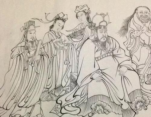 天王送子图是何人所作,送子天王图谁画的人物图2