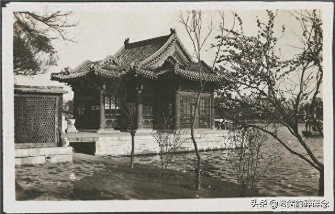 极珍贵的老照片，1935年北京照相馆拍摄的中南海