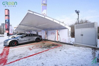 ​哈尔滨海宁皮革城600kW液冷超充站：华为“黑科技”打破“极寒梦魇”