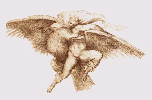 米开朗基罗素描作品（米开朗基罗的绘画）(10)
