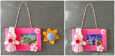 ​怎样制作手工相框呢（﻿「亲子手工」带孩子自己动手做布艺相框，把漂亮的照片晒