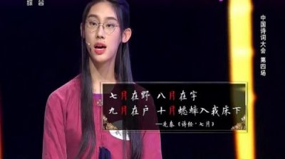 ​诗词大赛武亦姝对战彭敏(古诗词大赛冠军武亦姝)