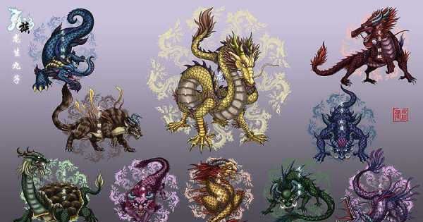 龙生9子的名字与图片大全,龙的九个儿子分别叫什么图12