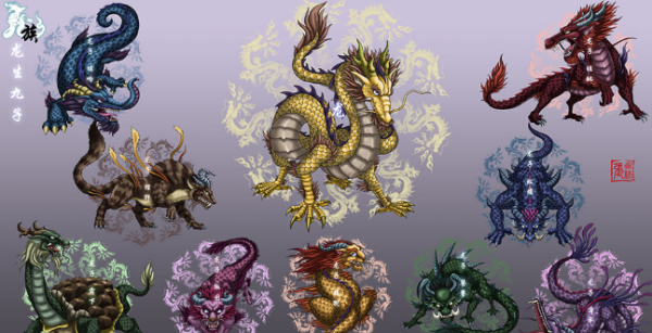 龙生9子的名字与图片大全,龙的九个儿子分别叫什么图2
