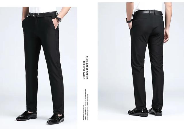 男生西装裤秋冬推荐（穿了会上瘾的男士冰丝西裤）(11)