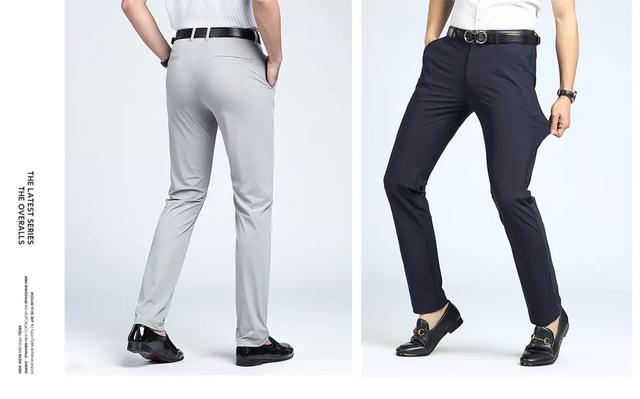 男生西装裤秋冬推荐（穿了会上瘾的男士冰丝西裤）(18)