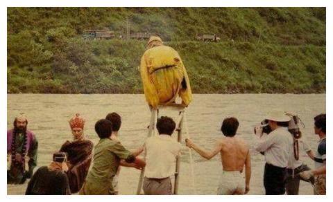 86版西游记珍贵的片场照片，穿军装的如来佛祖你见过吗？