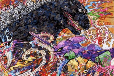 ​哥斯拉大战新世纪福音战士，居然与村上隆有关