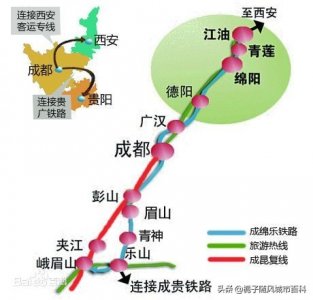 ​西南地区首条高速铁路客运专线——成绵乐城际铁路