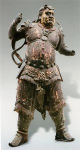 ​道教艺术：明代铜铸鎏金北斗九曜星君塑像