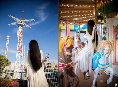 ​贞子撩起头发颜值没办法忽视，美照让人一秒恋爱了！