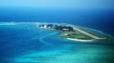 ​中国南海的美济岛