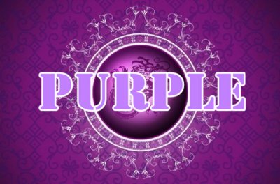 ​自学英语 每日一词：purple