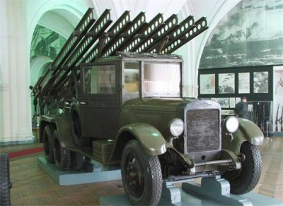 ​抗美援朝我国曾使用过的火箭炮-“喀秋莎”火箭炮