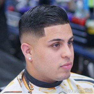 ​型男必备的侧面铲青背头发型，今年很火