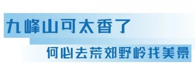 ​彭州九峰山，最美的风景不是在终点，而是在路上