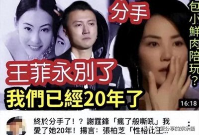 ​王菲谢霆锋和平分手，11年爱情谢幕，是因为张柏芝插足？