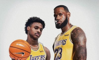 ​詹姆斯15岁二儿子布莱斯身高达到1米98，18岁大儿子布朗尼1米91