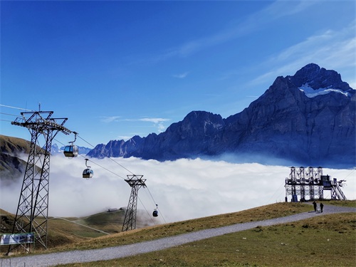 瑞士少女峰的印记