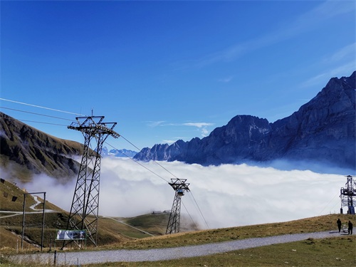 瑞士少女峰的印记