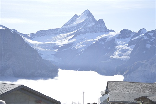 瑞士少女峰的印记