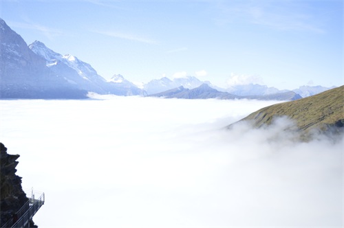 瑞士少女峰的印记