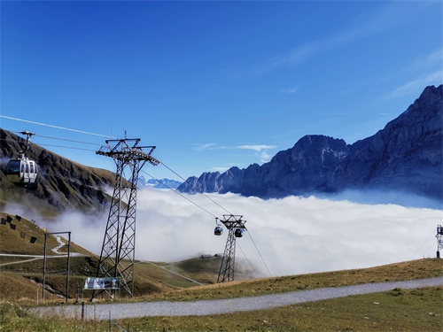 瑞士少女峰的印记