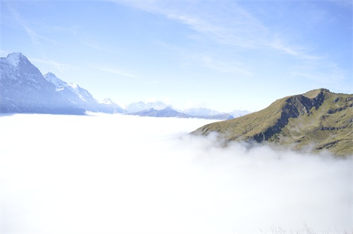 瑞士少女峰的印记