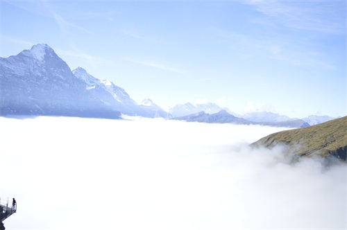 瑞士少女峰的印记