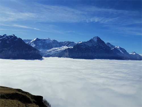 瑞士少女峰的印记