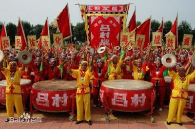 ​吕村战鼓队：紧张“备战”全国民族运动会开幕式表演