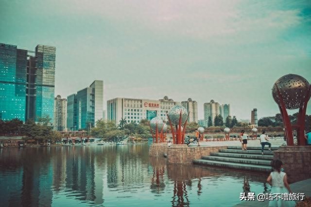 日游佛山的千灯湖