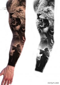 ​九张写实花臂手稿图案