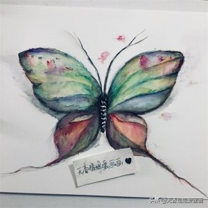 ​手绘美丽的蝴蝶，简单又立体，三步就能学会，快来试试吧