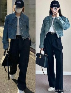 ​这个春天又火了一种上衣：叫“短外套”，好搭配、洋气还显高