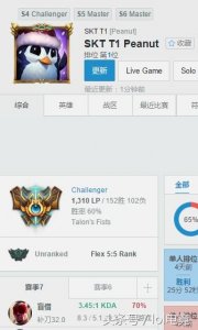 ​SKT Peanut打野瞎子韩服carry局（内附符文天赋）